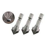 Maxbell 3x 90 Degree Chamfer Cutter Bit Durable Replaces for Carpentry Metal