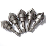 Maxbell 3x 90 Degree Chamfer Cutter Bit Durable Replaces for Carpentry Metal
