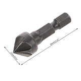 Maxbell 3x 90 Degree Chamfer Cutter Bit Durable Replaces for Carpentry Metal