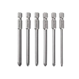Maxbell 6 Pieces Screwdriver Bits Kit Repair Tools Parts Replacement for 1/4 Handle