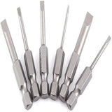 Maxbell 6Pcs Precision Screwdriver Set Driver Bit DIY Long Drill Bit 1/4 inch
