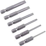 Maxbell 6Pcs Precision Screwdriver Set Driver Bit DIY Long Drill Bit 1/4 inch