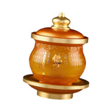 Maxbell Water Offering Cup Coloured Glaze Buddhist Worship Cup for Worship Style B