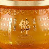 Maxbell Water Offering Cup Coloured Glaze Buddhist Worship Cup for Worship Style B