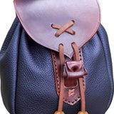 Maxbell Retro Pouch Bag Style Backpack Pockets Cosplay Costume Blue