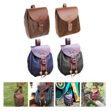 Maxbell Retro Pouch Bag Style Backpack Pockets Cosplay Costume Blue