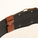 Maxbell Reusable PU Leather Waist Belt Costume Wrap Around Medieval Knight Belt Yellow