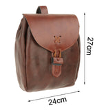 Maxbell Retro Pouch Bag Style Backpack Pockets Cosplay Costume Brown 1