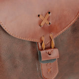 Maxbell Retro Pouch Bag Style Backpack Pockets Cosplay Costume Brown 1