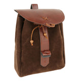 Maxbell Retro Pouch Bag Style Backpack Pockets Cosplay Costume Brown 2