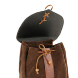 Maxbell Retro Pouch Bag Style Backpack Pockets Cosplay Costume Brown 2