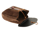 Maxbell Retro Pouch Bag Style Backpack Pockets Cosplay Costume Brown 2