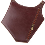Maxbell Underarm Strap Wallet Pocket Purse Pack Riding Safety Phone Shoulder Pouch Brown