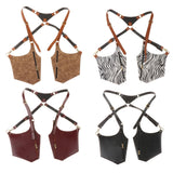 Maxbell Underarm Strap Wallet Pocket Purse Pack Riding Safety Phone Shoulder Pouch Brown