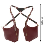 Maxbell Underarm Strap Wallet Pocket Purse Pack Riding Safety Phone Shoulder Pouch Brown