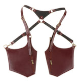 Maxbell Underarm Strap Wallet Pocket Purse Pack Riding Safety Phone Shoulder Pouch Brown