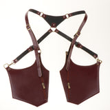 Maxbell Underarm Strap Wallet Pocket Purse Pack Riding Safety Phone Shoulder Pouch Brown