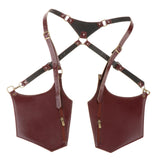 Maxbell Underarm Strap Wallet Pocket Purse Pack Riding Safety Phone Shoulder Pouch Brown