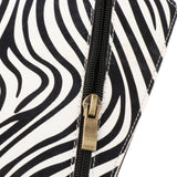 Maxbell Underarm Strap Wallet Pocket Purse Pack Riding Safety Phone Shoulder Pouch White Black Strip