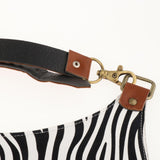 Maxbell Underarm Strap Wallet Pocket Purse Pack Riding Safety Phone Shoulder Pouch White Black Strip