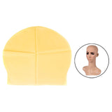 Maxbell Skinhead Cap Costume Fake Bald Head for Fancy Dress Halloween Men Ladies yellow
