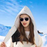 Maxbell Winter Fashion Headscarf Warm Windproof Neck Warmer Neck Scarf Hoodie Hat Black