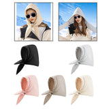 Maxbell Winter Fashion Headscarf Warm Windproof Neck Warmer Neck Scarf Hoodie Hat Black