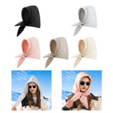 Maxbell Winter Fashion Headscarf Warm Windproof Neck Warmer Neck Scarf Hoodie Hat Black