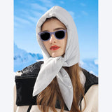 Maxbell Winter Fashion Headscarf Warm Windproof Neck Warmer Neck Scarf Hoodie Hat Black