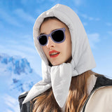 Maxbell Winter Fashion Headscarf Warm Windproof Neck Warmer Neck Scarf Hoodie Hat Black