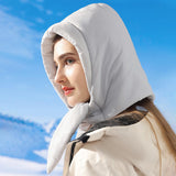 Maxbell Winter Fashion Headscarf Warm Windproof Neck Warmer Neck Scarf Hoodie Hat Gray