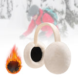 Maxbell Ear Muffs Earmuffs Super Headband Winter Ear Warmer for Outdoor Camping White