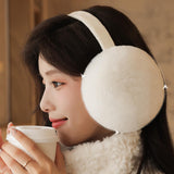 Maxbell Ear Muffs Earmuffs Super Headband Winter Ear Warmer for Outdoor Camping Beige