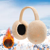 Maxbell Ear Muffs Earmuffs Super Headband Winter Ear Warmer for Outdoor Camping Beige