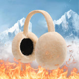 Maxbell Ear Muffs Earmuffs Super Headband Winter Ear Warmer for Outdoor Camping Beige