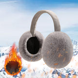 Maxbell Ear Muffs Earmuffs Super Headband Winter Ear Warmer for Outdoor Camping Gray