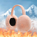 Maxbell Ear Muffs Earmuffs Super Headband Winter Ear Warmer for Outdoor Camping Light Pink
