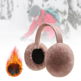 Maxbell Ear Muffs Earmuffs Super Headband Winter Ear Warmer for Outdoor Camping Dark Pink