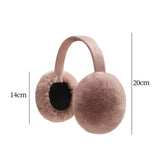 Maxbell Ear Muffs Earmuffs Super Headband Winter Ear Warmer for Outdoor Camping Dark Pink