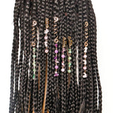 Maxbell 6Pcs Hair Jewelry Dreadlock Hair Clips Pendants for Women Girls Decoration