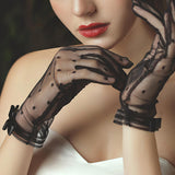 Maxbell Women Bride Gloves Prom Costume Accessories Props Elegant for Wedding Dance
