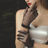 Maxbell Women Bride Gloves Prom Costume Accessories Props Elegant for Wedding Dance
