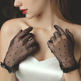 Maxbell Women Bride Gloves Prom Costume Accessories Props Elegant for Wedding Dance