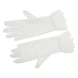 Maxbell Women Bridal White Gloves Lace Gloves Breathable for Dinner Party Gown