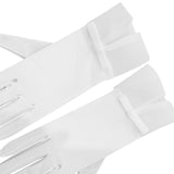 Maxbell Wedding Bride Dress Gloves Ladies Bridal Gloves Full Fingers for Cosplay