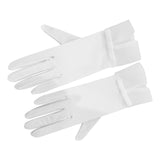 Maxbell Wedding Bride Dress Gloves Ladies Bridal Gloves Full Fingers for Cosplay