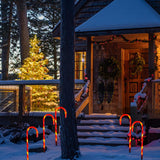 Maxbell Candy Cane Lights Decor LED Lamp Easy to Install for Christmas Yard Pathway 5 Lamps