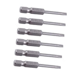 Maxbell 6 Pieces Slotted Tip Screwdrivers Bits Repair Tools Parts Portable Precision 3