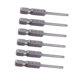 Maxbell 6 Pieces Slotted Tip Screwdrivers Bits Repair Tools Parts Portable Precision SL2.5
