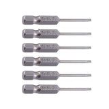 Maxbell 6 Pieces Slotted Tip Screwdrivers Bits Repair Tools Parts Portable Precision SL2